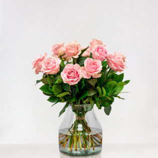 Light pink roses per piece